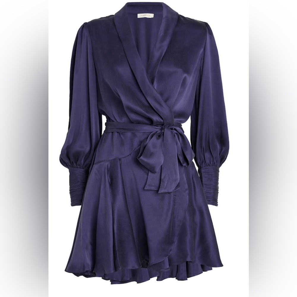 ZIMMERMANN silk wrap dress